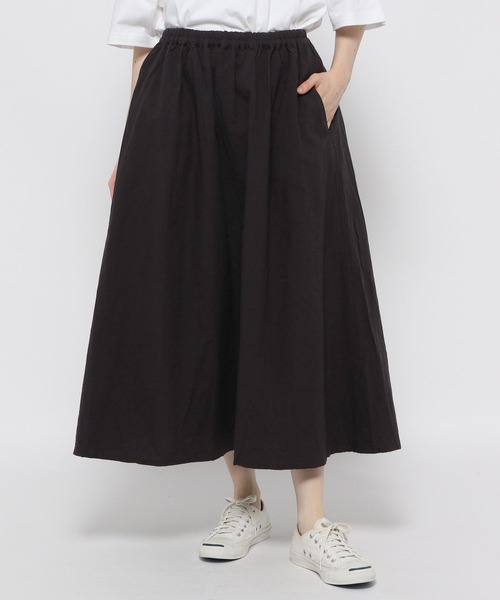 ichi（イチ）の「【ichi(イチ)】ヴィンテージウォッシュスカート（スカート・レディース・ブラック/ピンク・FREE）」の2枚目の写真