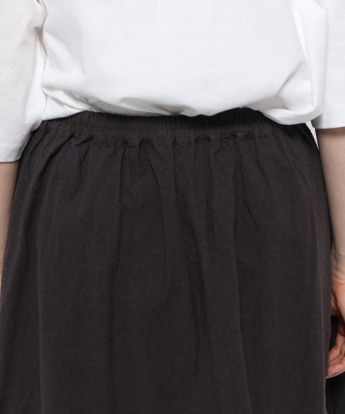 ichi（イチ）の「【ichi(イチ)】ヴィンテージウォッシュスカート（スカート・レディース・ブラック/ピンク・FREE）」の9枚目の写真
