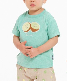 Moujonjon（ムージョンジョン）の「サガラ刺繍フルーツＴシャツ（Tシャツ/カットソー・キッズ）」
