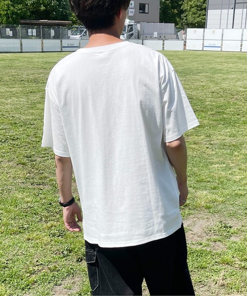 PairPair(ペアペア)の「絵合わせプリントTEE(ユニセックス)(Tシャツ/カットソー・メンズ・オフホワイト/モカ/ホワイト系その他/ブラウン系その他/ブルー系その他/ブルー系・フリー)」の16枚目の写真