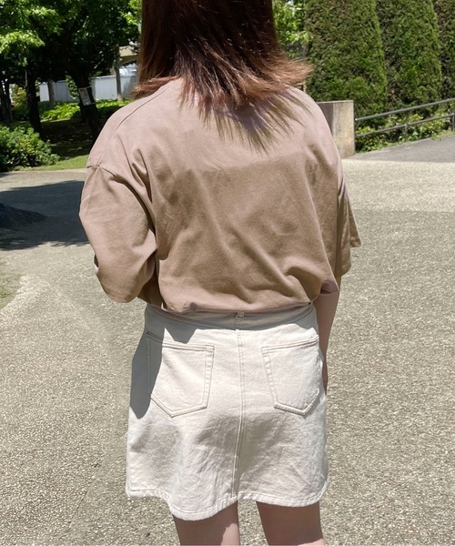 PairPair(ペアペア)の「絵合わせプリントTEE(ユニセックス)(Tシャツ/カットソー・メンズ・オフホワイト/モカ/ホワイト系その他/ブラウン系その他/ブルー系その他/ブルー系・フリー)」の21枚目の写真