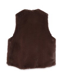 CULLNI（クルニ）の「22-AW-017 / Side Open Eco Fur Zip Vest