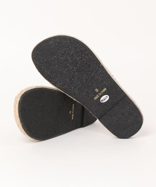 anap mimpi（アナップミンピ）の「ラウンドソールステッチジュートサンダル（サンダル・レディース・ブラック/ネイビー/ブラウン・LL/S/M/L）」の4枚目の写真