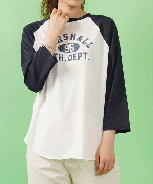 THE SHINZONE(ザ シンゾーン)の「SHEER RAGLAN TEE(Tシャツ/カットソー・レディース・ネイビー/ボルドー/ブラック・FREE)」の3枚目の写真