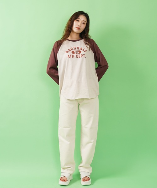 THE SHINZONE(ザ シンゾーン)の「SHEER RAGLAN TEE(Tシャツ/カットソー・レディース・ネイビー/ボルドー/ブラック・FREE)」の8枚目の写真