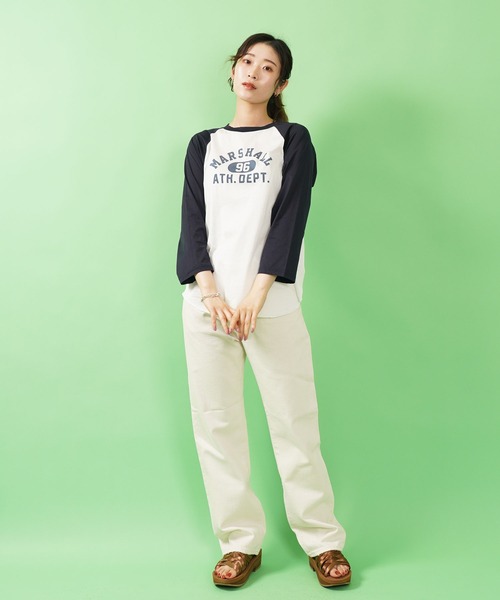 THE SHINZONE(ザ シンゾーン)の「SHEER RAGLAN TEE(Tシャツ/カットソー・レディース・ネイビー/ボルドー/ブラック・FREE)」の10枚目の写真