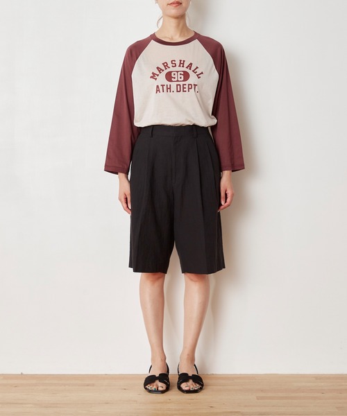 THE SHINZONE(ザ シンゾーン)の「SHEER RAGLAN TEE(Tシャツ/カットソー・レディース・ネイビー/ボルドー/ブラック・FREE)」の15枚目の写真