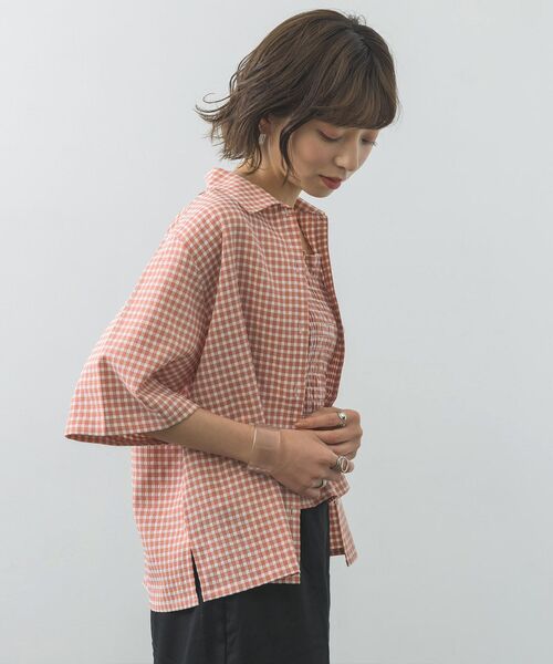 RETRO GIRL(レトロガール)の「チェックシャーリングキャミSET(シャツ/ブラウス・レディース・ブラック系その他2/ブラウン系その他2/ピンク系その他2・FREE)」の21枚目の写真