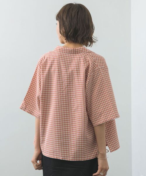 RETRO GIRL(レトロガール)の「チェックシャーリングキャミSET(シャツ/ブラウス・レディース・ブラック系その他2/ブラウン系その他2/ピンク系その他2・FREE)」の20枚目の写真