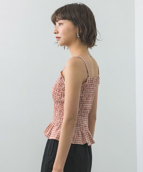 RETRO GIRL(レトロガール)の「チェックシャーリングキャミSET(シャツ/ブラウス・レディース・ブラック系その他2/ブラウン系その他2/ピンク系その他2・FREE)」の18枚目の写真