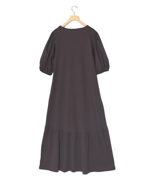 kloset クロセット ミニワンピース　パフスリーブ グレー DAY CLOSET（デイ クローゼット）の「レディース タンクトップ