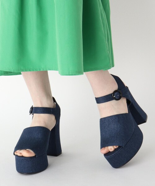ESPERANZA(エスペランサ)の「◆【厚底/ストラップ/安定感/歩きやすい/日本製】フレアチャンキーヒールストラップサンダル(サンダル・レディース・ブラック系2/オレンジ系その他4/ブルー系2/ネイビー系7/ブラック系8・S/M/L/LL)」の17枚目の写真