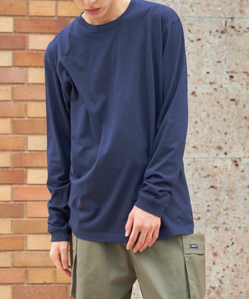 LIFEMAX(ライフマックス)の「【LIFEMAX】6.2オンスヘビーウエイトロングスリーブTシャツ(ポリジン加工)長袖無地ロンT ※MS1611(Tシャツ/カットソー・メンズ・ブラック/ネイビー/ホワイト・S/L/M/XL)」の8枚目の写真