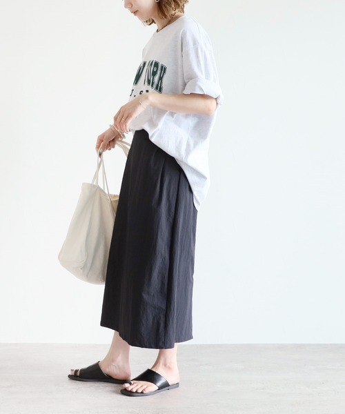 reca（レカ）の「シャカシャカロングスカート（スカート・レディース・ベージュ/ネイビー/クリーム・FREE）」の18枚目の写真
