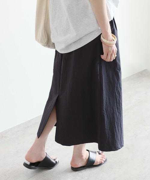 reca（レカ）の「シャカシャカロングスカート（スカート・レディース・ベージュ/ネイビー/クリーム・FREE）」の15枚目の写真