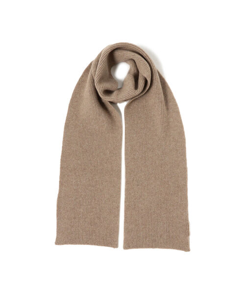 BEAMS（ビームス）の「BEAMS / カシミヤ リブ マフラー（マフラー・メンズ・オフホワイト/ブラック/ブラウン系その他3・ONE SIZE）」の3枚目の写真