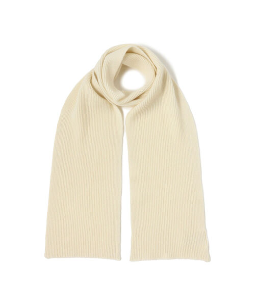 BEAMS（ビームス）の「BEAMS / カシミヤ リブ マフラー（マフラー・メンズ・オフホワイト/ブラック/ブラウン系その他3・ONE SIZE）」の6枚目の写真