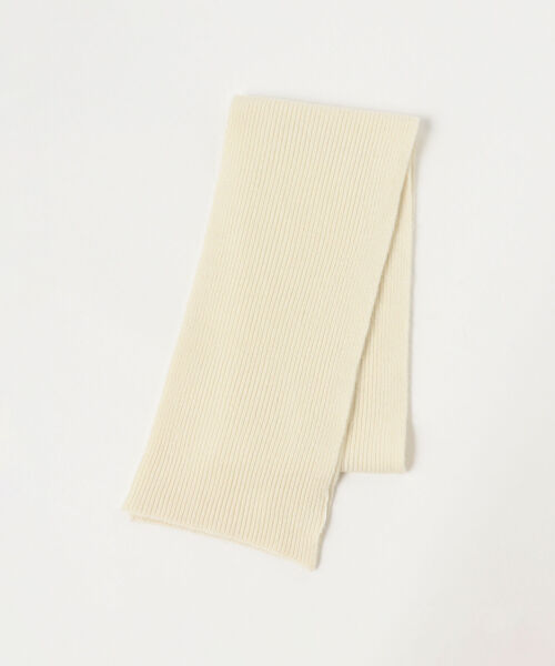 BEAMS（ビームス）の「BEAMS / カシミヤ リブ マフラー（マフラー・メンズ・オフホワイト/ブラック/ブラウン系その他3・ONE SIZE）」の7枚目の写真