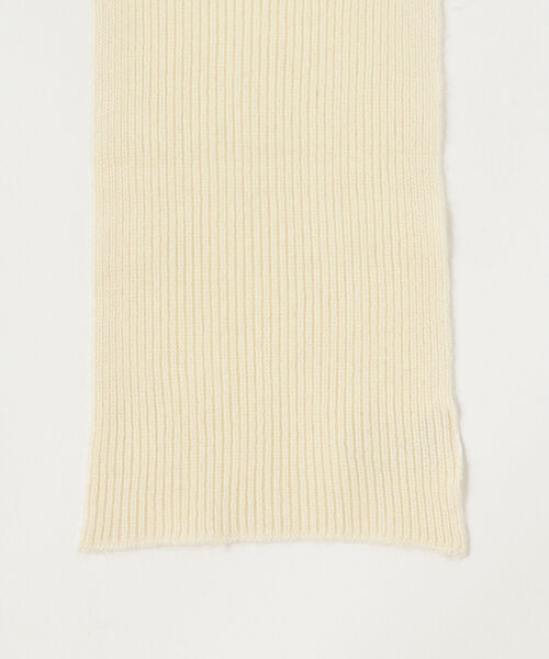 BEAMS（ビームス）の「BEAMS / カシミヤ リブ マフラー（マフラー・メンズ・オフホワイト/ブラック/ブラウン系その他3・ONE SIZE）」の8枚目の写真