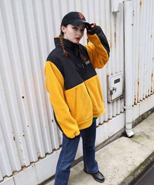 BEN DAVIS/WHITE LABEL(ベンデイビス ホワイトラベル)の「【BEN DAVIS(ベンデイビス)】HEAVY FLEECE ZIP JACKET / フリース ナイロン 切替 ワンポイント刺繍 スタンドカラー ジップ ジャケット(その他アウター・メンズ・グレー/ターコイズブルー/イエロー/その他1・MEDIUM/LARGE/X-LARGE)」の8枚目の写真