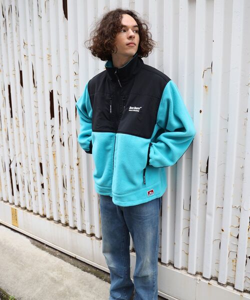 BEN DAVIS/WHITE LABEL(ベンデイビス ホワイトラベル)の「【BEN DAVIS(ベンデイビス)】HEAVY FLEECE ZIP JACKET / フリース ナイロン 切替 ワンポイント刺繍 スタンドカラー ジップ ジャケット(その他アウター・メンズ・グレー/ターコイズブルー/イエロー/その他1・MEDIUM/LARGE/X-LARGE)」の10枚目の写真