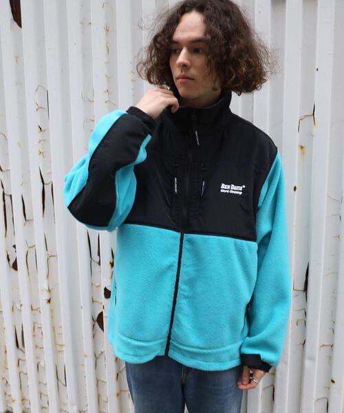 BEN DAVIS/WHITE LABEL(ベンデイビス ホワイトラベル)の「【BEN DAVIS(ベンデイビス)】HEAVY FLEECE ZIP JACKET / フリース ナイロン 切替 ワンポイント刺繍 スタンドカラー ジップ ジャケット(その他アウター・メンズ・グレー/ターコイズブルー/イエロー/その他1・MEDIUM/LARGE/X-LARGE)」の12枚目の写真