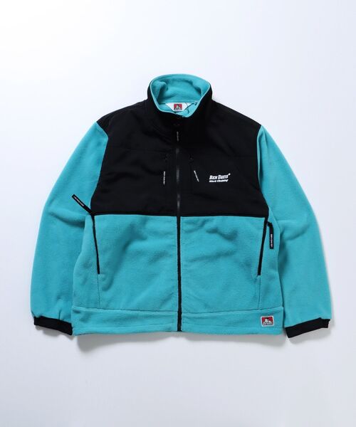 BEN DAVIS/WHITE LABEL(ベンデイビス ホワイトラベル)の「【BEN DAVIS(ベンデイビス)】HEAVY FLEECE ZIP JACKET / フリース ナイロン 切替 ワンポイント刺繍 スタンドカラー ジップ ジャケット(その他アウター・メンズ・グレー/ターコイズブルー/イエロー/その他1・MEDIUM/LARGE/X-LARGE)」の16枚目の写真