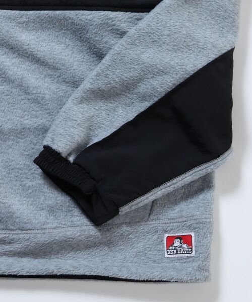 BEN DAVIS/WHITE LABEL(ベンデイビス ホワイトラベル)の「【BEN DAVIS(ベンデイビス)】HEAVY FLEECE ZIP JACKET / フリース ナイロン 切替 ワンポイント刺繍 スタンドカラー ジップ ジャケット(その他アウター・メンズ・グレー/ターコイズブルー/イエロー/その他1・MEDIUM/LARGE/X-LARGE)」の17枚目の写真