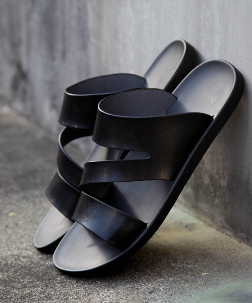 hardcover(ハードカバー)の「hardcover/neoレザーサンダル(サンダル・レディース・キャメル/ブラック/ブラウン・MEDIUM/SMALL)」の6枚目の写真