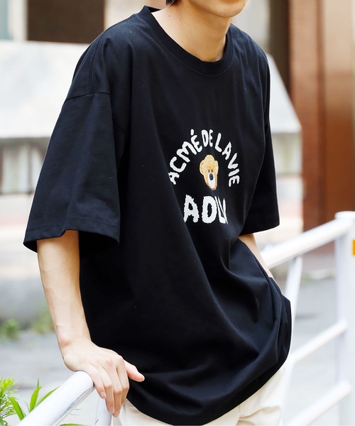acme de la vie(アクメドラビ)の「Acme de la vie/アクメドラビ TEDDY BEAR (BEAR DOLL) SHORT SLEEVE T-SHIRT 半袖Tシャツ バックプリントT(Tシャツ/カットソー・メンズ・スカイブルー/ブラック/ベージュ・2/1)」の20枚目の写真