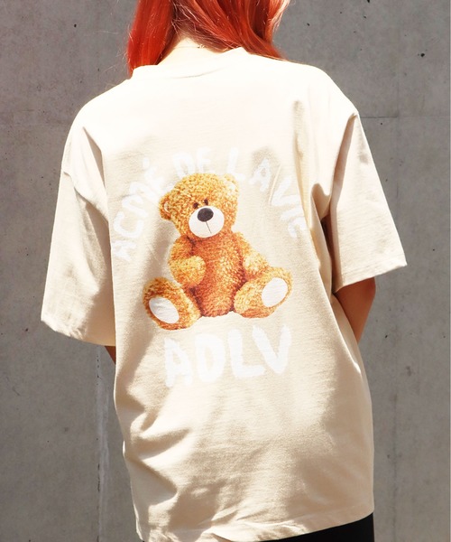acme de la vie(アクメドラビ)の「Acme de la vie/アクメドラビ TEDDY BEAR (BEAR DOLL) SHORT SLEEVE T-SHIRT 半袖Tシャツ バックプリントT(Tシャツ/カットソー・メンズ・スカイブルー/ブラック/ベージュ・2/1)」の22枚目の写真