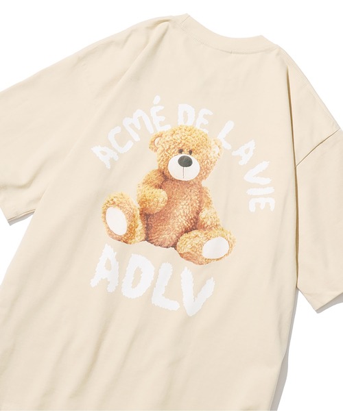 acme de la vie(アクメドラビ)の「Acme de la vie/アクメドラビ TEDDY BEAR (BEAR DOLL) SHORT SLEEVE T-SHIRT 半袖Tシャツ バックプリントT(Tシャツ/カットソー・メンズ・スカイブルー/ブラック/ベージュ・2/1)」の17枚目の写真
