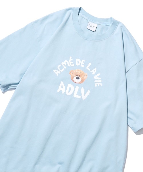 acme de la vie(アクメドラビ)の「Acme de la vie/アクメドラビ TEDDY BEAR (BEAR DOLL) SHORT SLEEVE T-SHIRT 半袖Tシャツ バックプリントT(Tシャツ/カットソー・メンズ・スカイブルー/ブラック/ベージュ・2/1)」の18枚目の写真