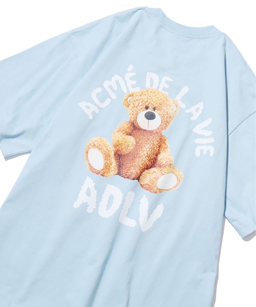 acme de la vie(アクメドラビ)の「Acme de la vie/アクメドラビ TEDDY BEAR (BEAR DOLL) SHORT SLEEVE T-SHIRT 半袖Tシャツ バックプリントT(Tシャツ/カットソー・メンズ・スカイブルー/ブラック/ベージュ・2/1)」の19枚目の写真