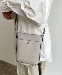 CPCM | フェイクレザー コバ塗ショルダーバッグ(ショルダーバッグ)