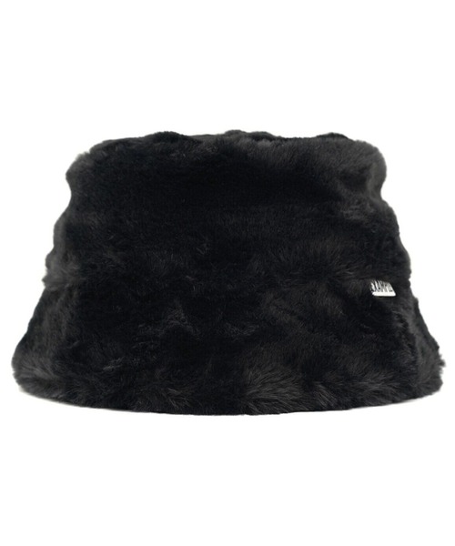 EXAMPLE（エグザンプル）の「EXAMPLE FUR HAT（ハット・メンズ・ブラック×ホワイト・FREE）」の3枚目の写真