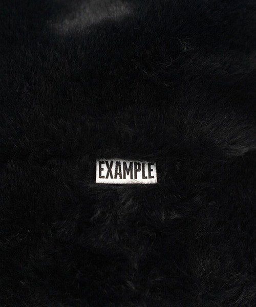 EXAMPLE（エグザンプル）の「EXAMPLE FUR HAT（ハット・メンズ・ブラック×ホワイト・FREE）」の4枚目の写真