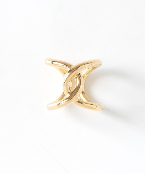 JUICY ROCK（ジューシーロック）の「クロスリング（リング・レディース・ゴールド/シルバー・ONE SIZE）」の3枚目の写真