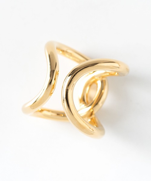 JUICY ROCK（ジューシーロック）の「クロスリング（リング・レディース・ゴールド/シルバー・ONE SIZE）」の6枚目の写真