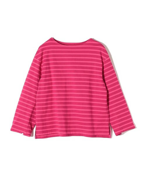 SHIPS(シップス)の「〈手洗い可能〉マリンボーダープルオーバー◆(Tシャツ/カットソー・レディース・ネイビー/レッド/オフホワイト/グリーン・ONE SIZE)」の7枚目の写真