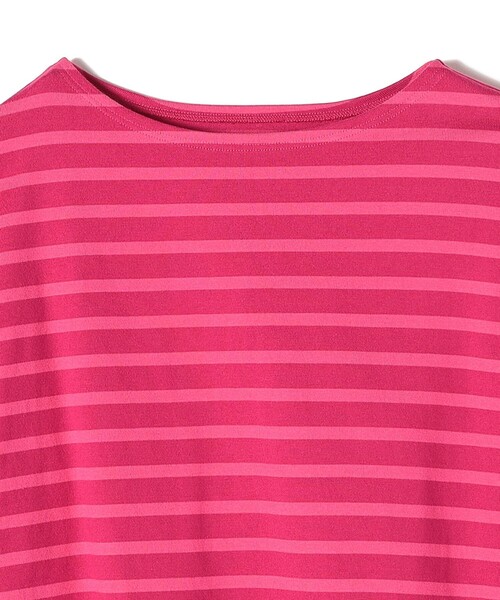 SHIPS(シップス)の「〈手洗い可能〉マリンボーダープルオーバー◆(Tシャツ/カットソー・レディース・ネイビー/レッド/オフホワイト/グリーン・ONE SIZE)」の8枚目の写真