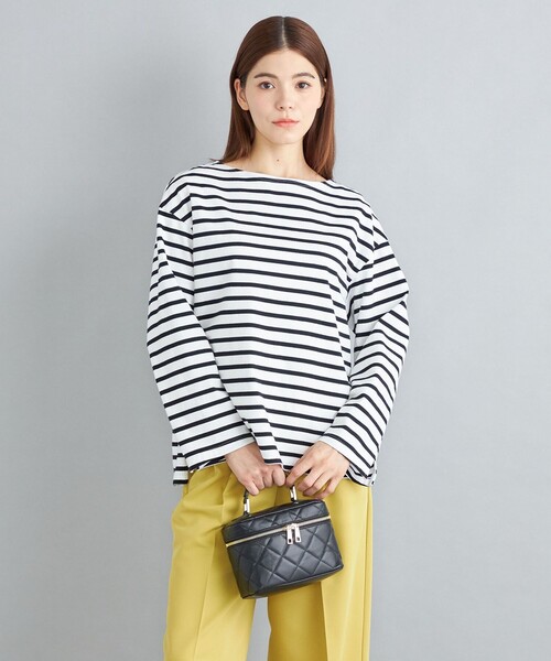 SHIPS(シップス)の「〈手洗い可能〉マリンボーダープルオーバー◆(Tシャツ/カットソー・レディース・ネイビー/レッド/オフホワイト/グリーン・ONE SIZE)」の17枚目の写真