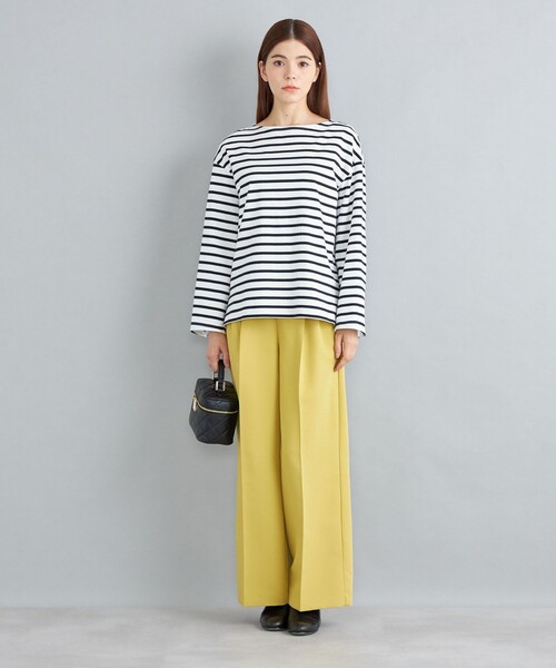SHIPS(シップス)の「〈手洗い可能〉マリンボーダープルオーバー◆(Tシャツ/カットソー・レディース・ネイビー/レッド/オフホワイト/グリーン・ONE SIZE)」の20枚目の写真