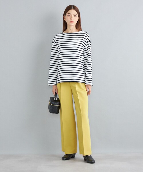 SHIPS(シップス)の「〈手洗い可能〉マリンボーダープルオーバー◆(Tシャツ/カットソー・レディース・ネイビー/レッド/オフホワイト/グリーン・ONE SIZE)」の22枚目の写真