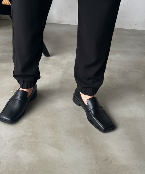 CLEARIMPRESSION （クリアインプレッション）の「マットポリエステルジョガーパンツ（その他パンツ・レディース・ブラック/モカ・FREE）」の5枚目の写真