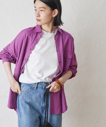 AMERICAN HOLIC | とろみバックタックBIGシャツ(シャツ/ブラウス)