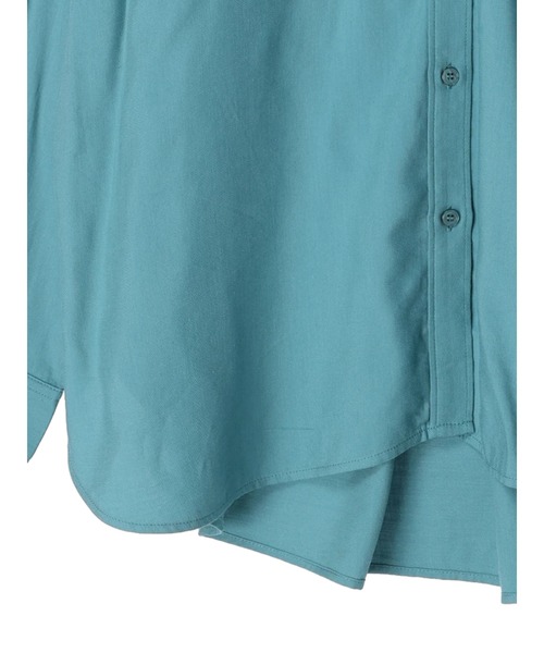 AMERICAN HOLIC（アメリカンホリック）の「とろみバックタックBIGシャツ（シャツ/ブラウス・レディース・チャコールグレー/ピンク/グリーン/ライトベージュ・M/L）」の15枚目の写真