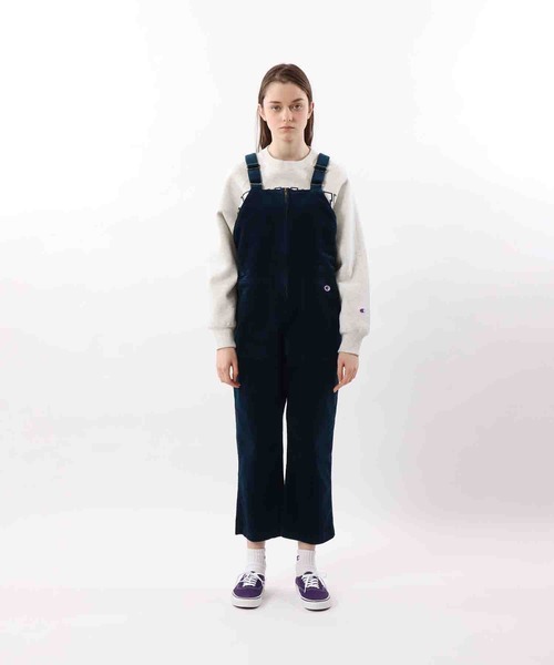 Champion（チャンピオン）の「【Champion/チャンピオン】レディース ジャンプスーツ（サロペット/オーバーオール・レディース・ブラウン/ネイビー系1/ブラック系その他・LARGE/MEDIUM）」の3枚目の写真