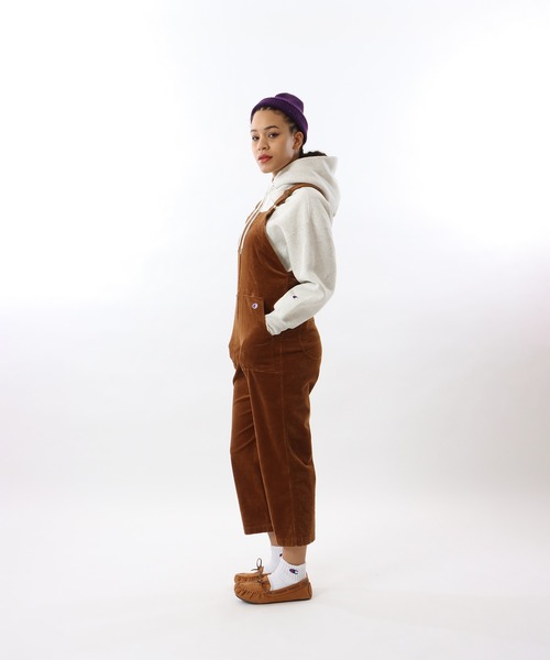 Champion（チャンピオン）の「【Champion/チャンピオン】レディース ジャンプスーツ（サロペット/オーバーオール・レディース・ブラウン/ネイビー系1/ブラック系その他・LARGE/MEDIUM）」の15枚目の写真
