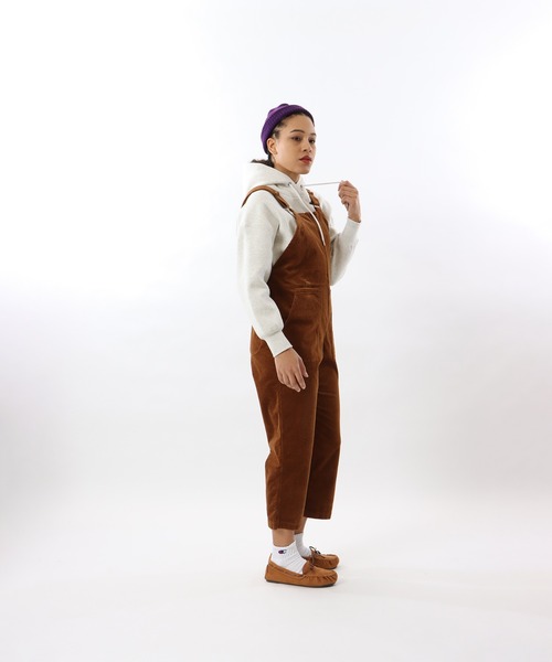 Champion（チャンピオン）の「【Champion/チャンピオン】レディース ジャンプスーツ（サロペット/オーバーオール・レディース・ブラウン/ネイビー系1/ブラック系その他・LARGE/MEDIUM）」の17枚目の写真